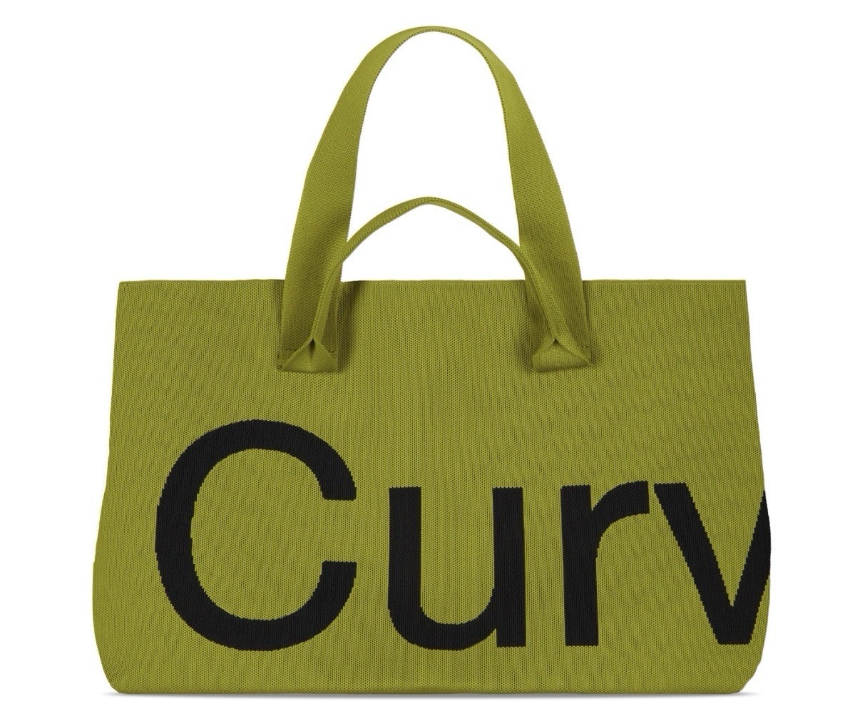 CURVES TOTE BAG “LEMONGRASS ” Bags Are 100% Authentic