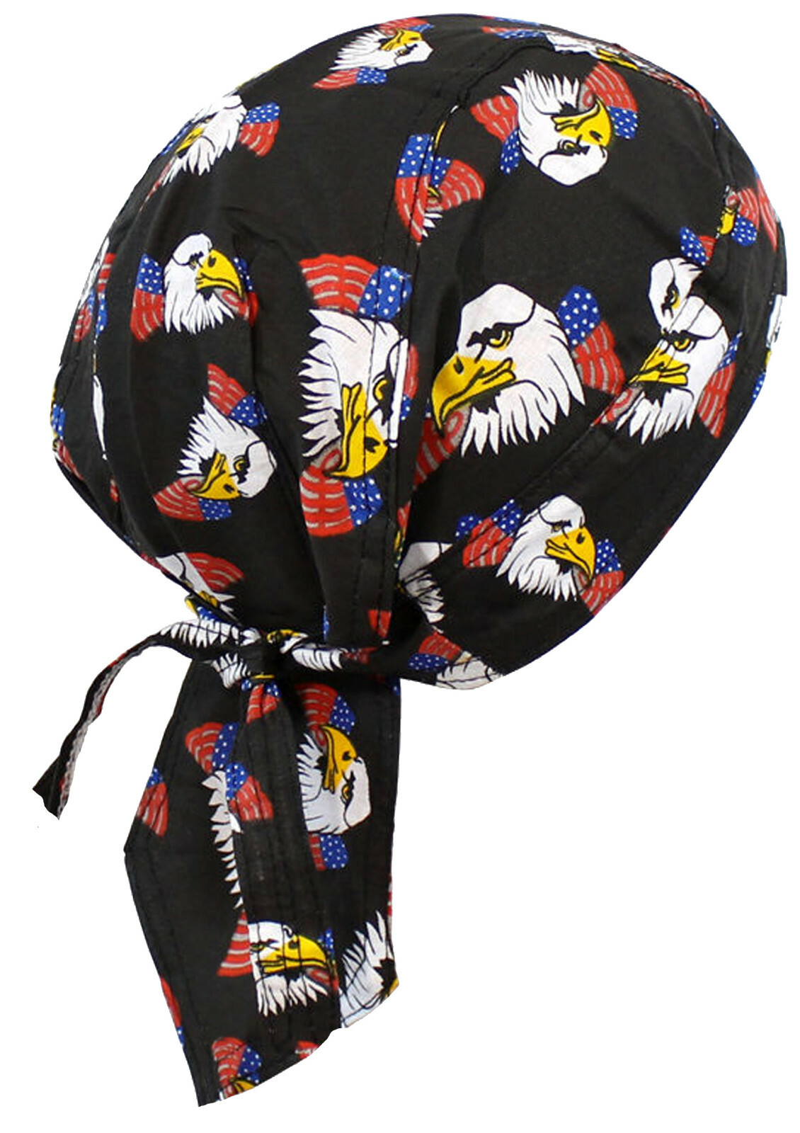 American Flag Skull Cap Patriotic Doo Rag Bald Eagle Bandana Dorag Stars Stripes