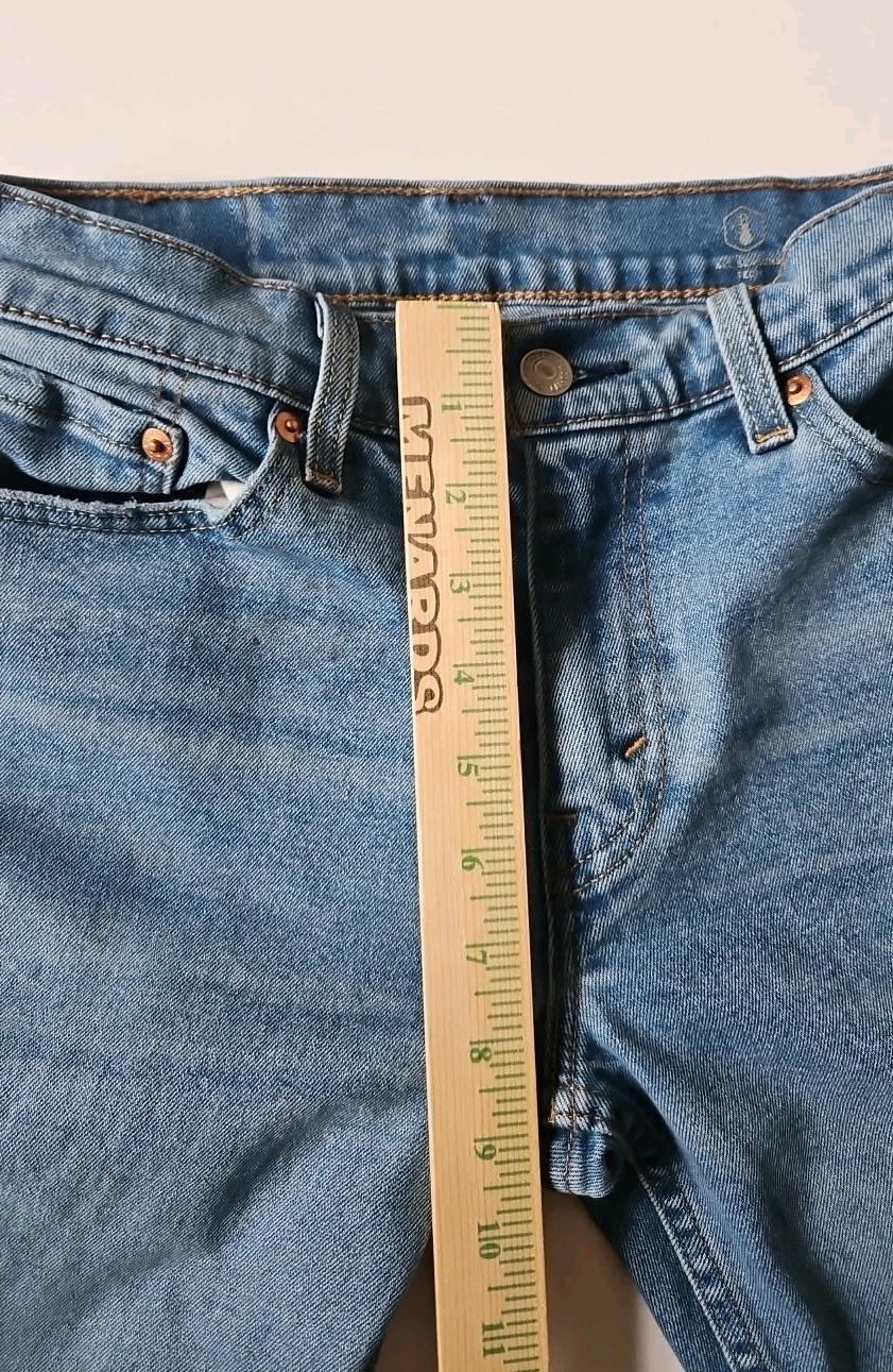 Levis 511 Slim Fit Jeans All Seasons Tech Light Blue Denim Men’s Size W29xL32
