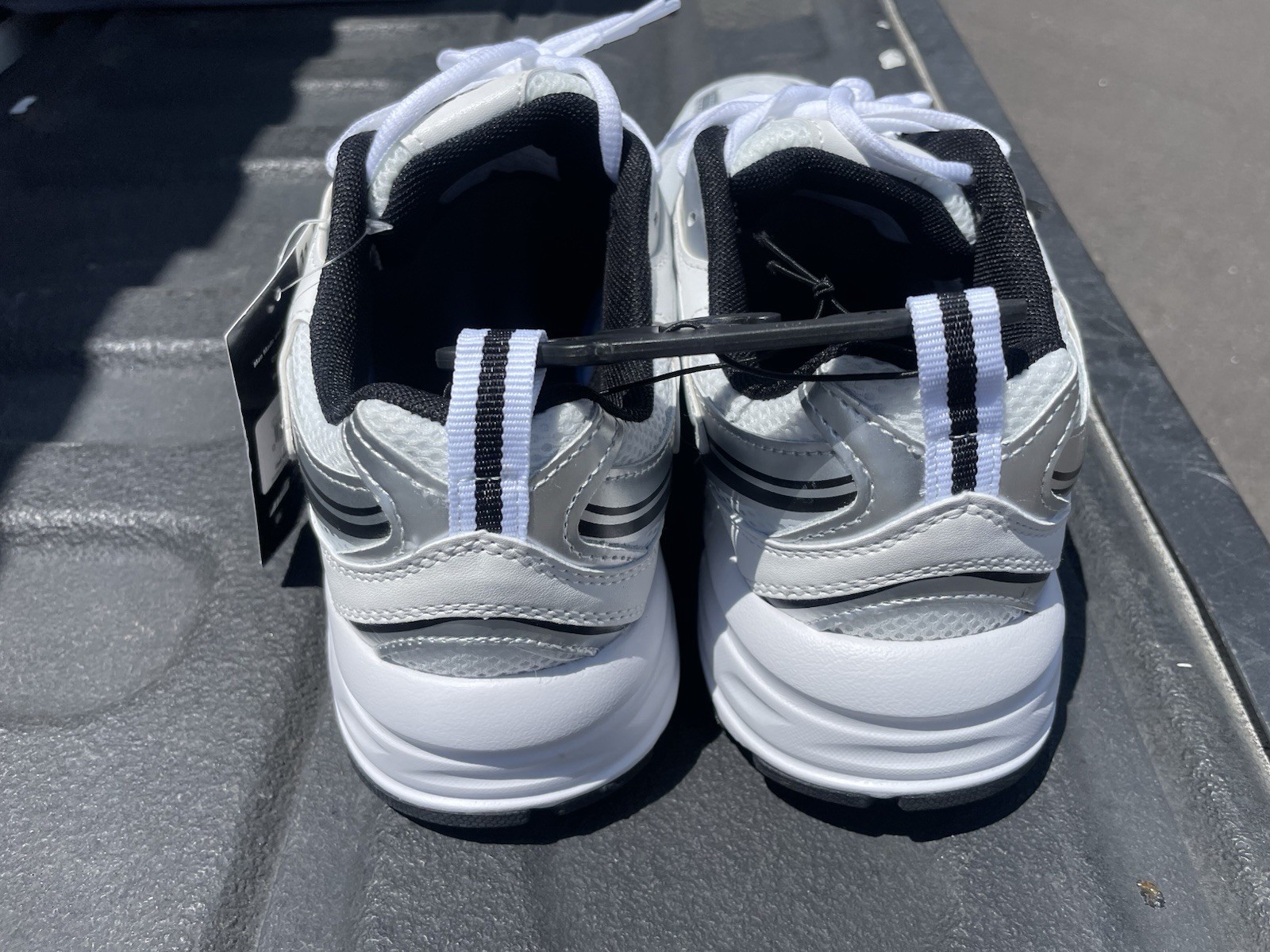 Avia 5000 White Silver Running Trainer Shoes Men’s Sz 12