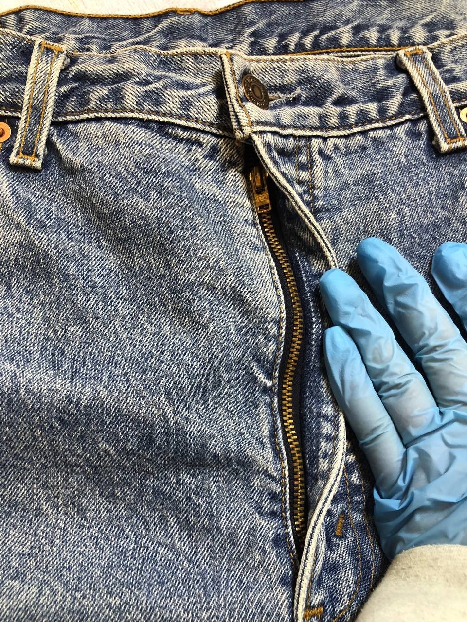Levis 615 Jeans Mens Blue Denim Straight 40X34