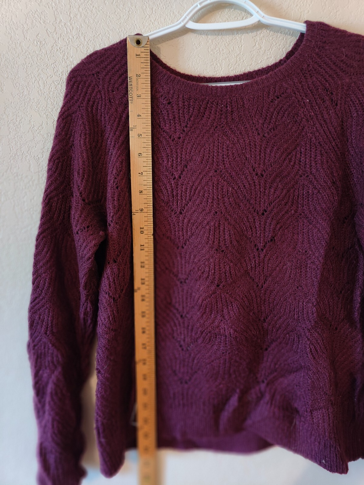 LOFT Purple Light Sweater Measurments In Photos Returns Accepted