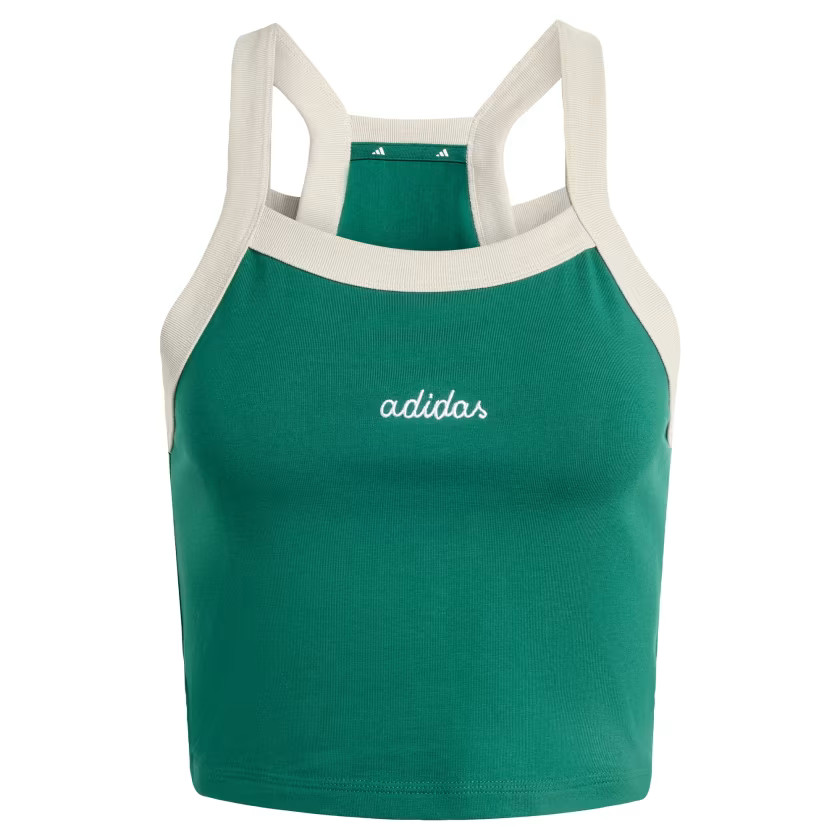 adidas women Seasonal Essentials Colorpop Tank with Embroidered Graphic