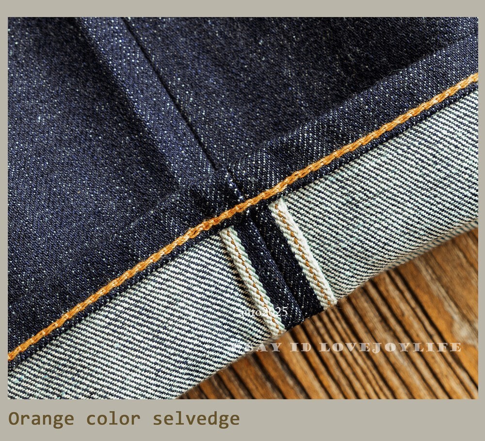 Red Tornado Vintage 16.5oz Men’s Jeans Shrink to Fit Denim Selvage Button Fly