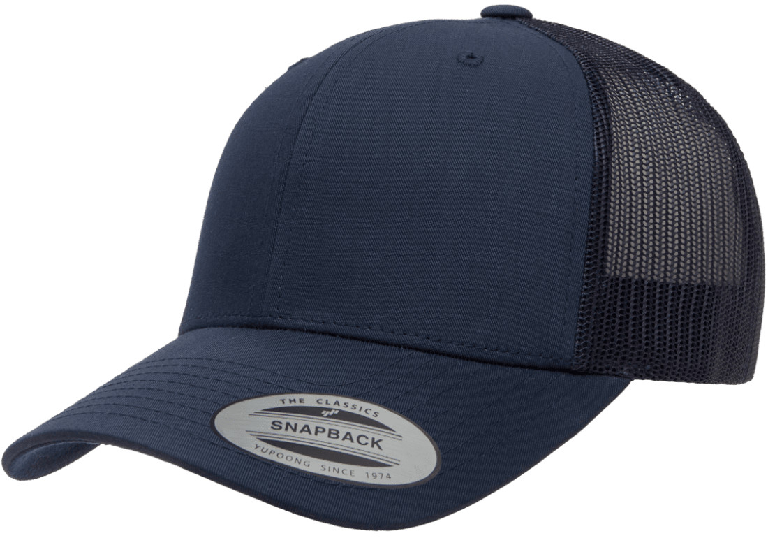 Yp Classics Retro Trucker Hat 6606 Blank Cap Snapback Hat Yupoong 6-Panel