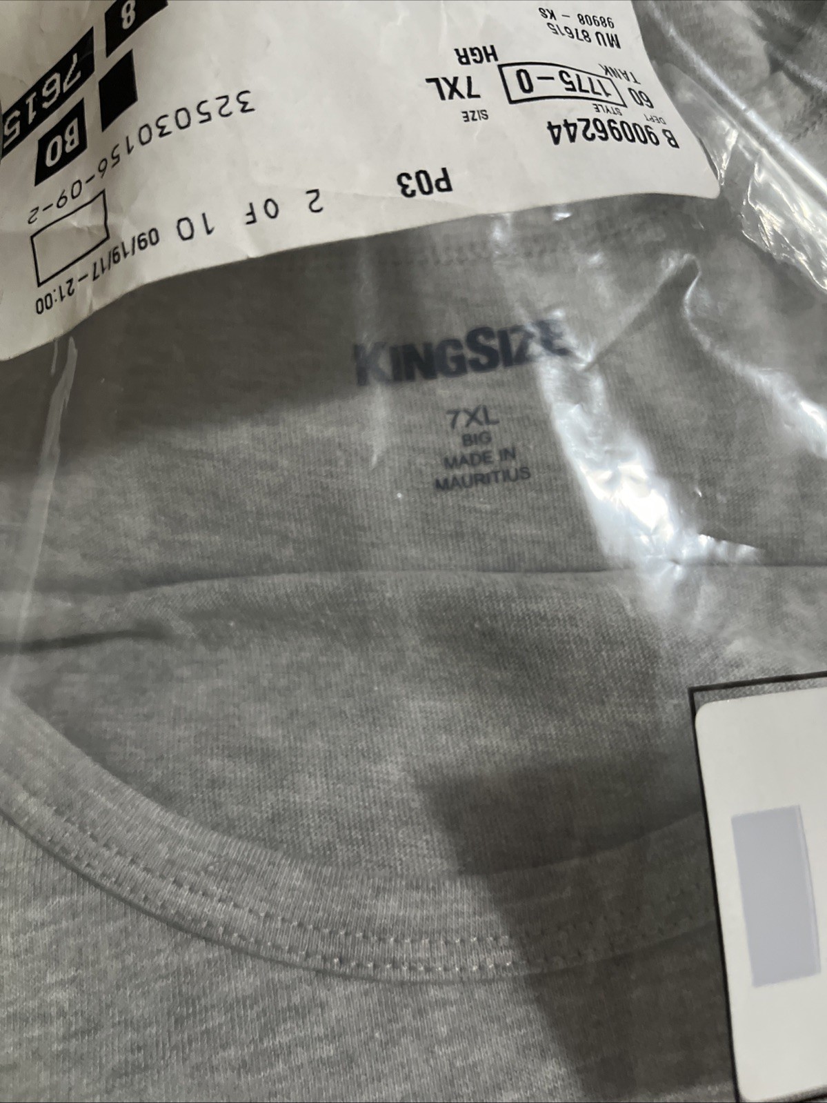 KingSize Men’s Big & Tall Cotton Tank Size 7XL Style 60-1775-0 NIP