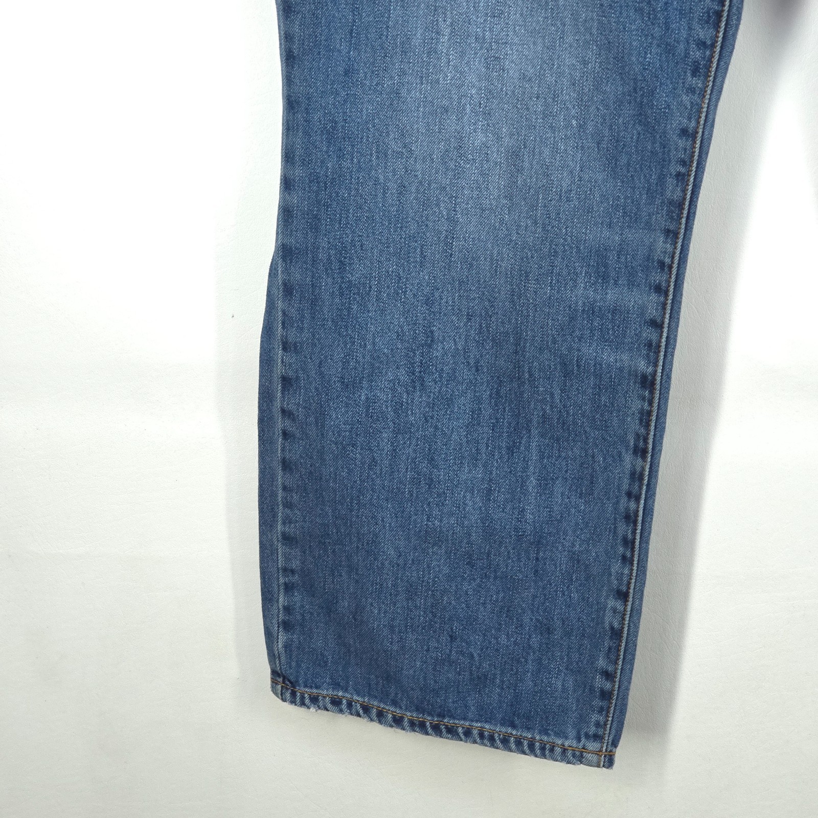 Lucky Brand Athletic Fit Jeans Mens 48×28 (48×30) Whiskers Medium Wash Faded