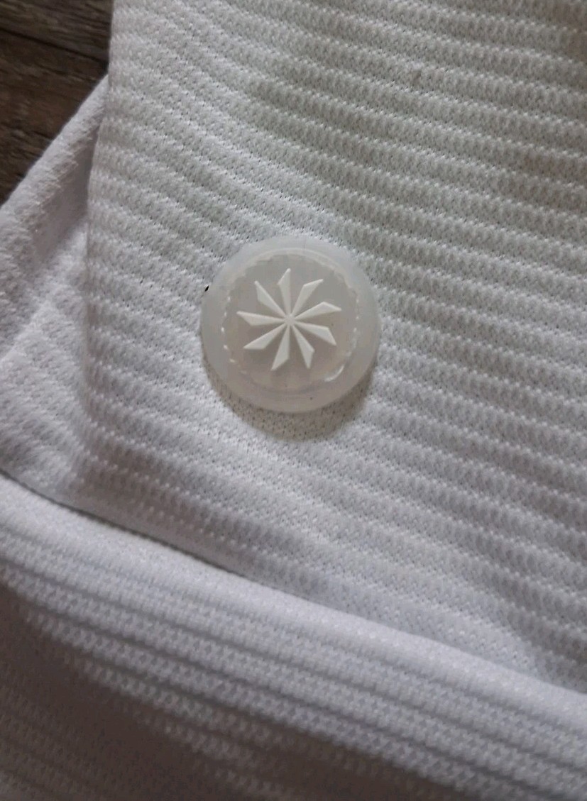 Athleta Girl Sunny Days Jacket Size XL/14 White Hooded Full Zip Activewear Logo
