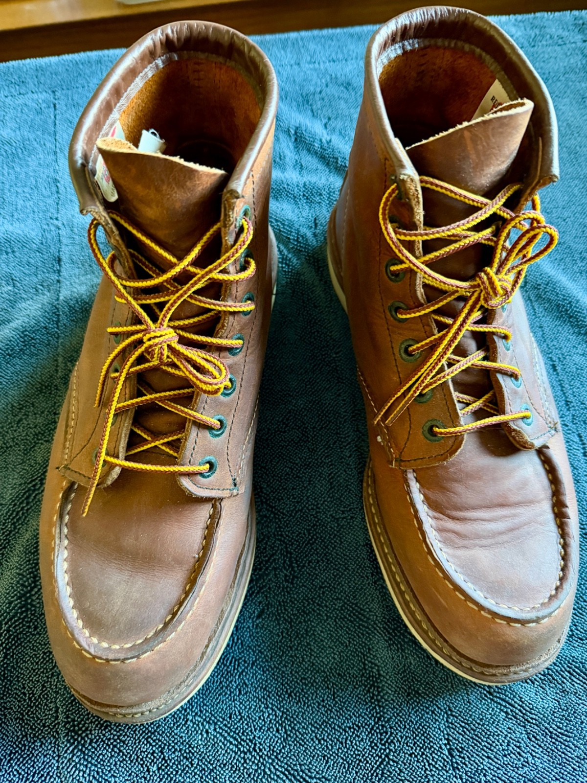 Red Wing Men’s 6-Inch Boot in Copper Rough & Tough Leather – US 9 (D)