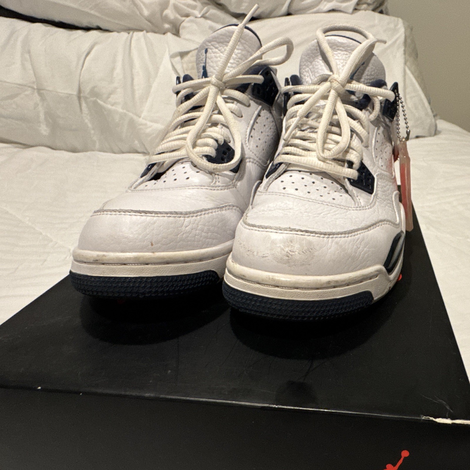 Jordan Air Jordan 4 Retro LS Columbia White/Midnight Navy/Legend Blue 314254-107