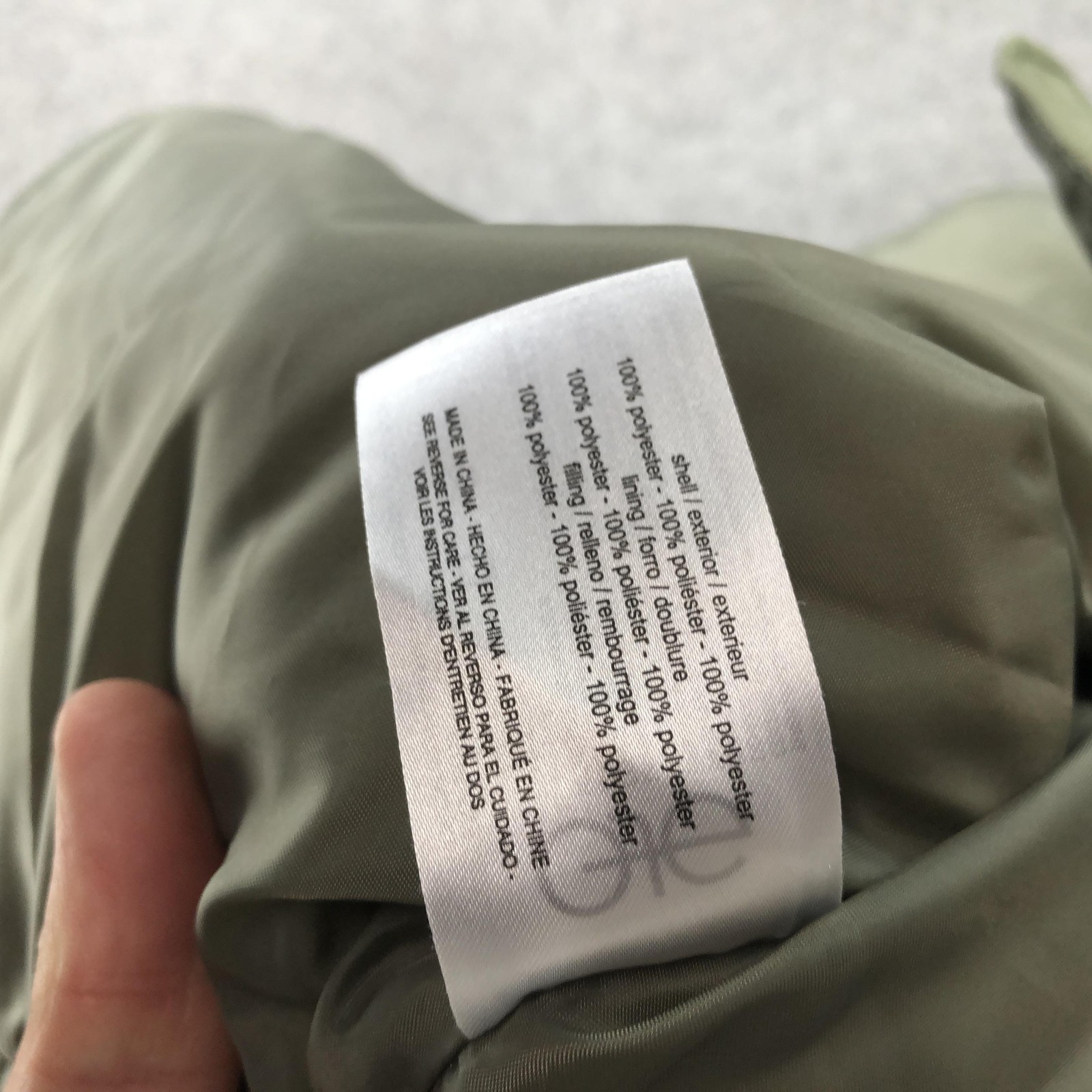 BASS Outdoor Jacket Women Large Green Olive Quilted Snap Front Insulated Pockets