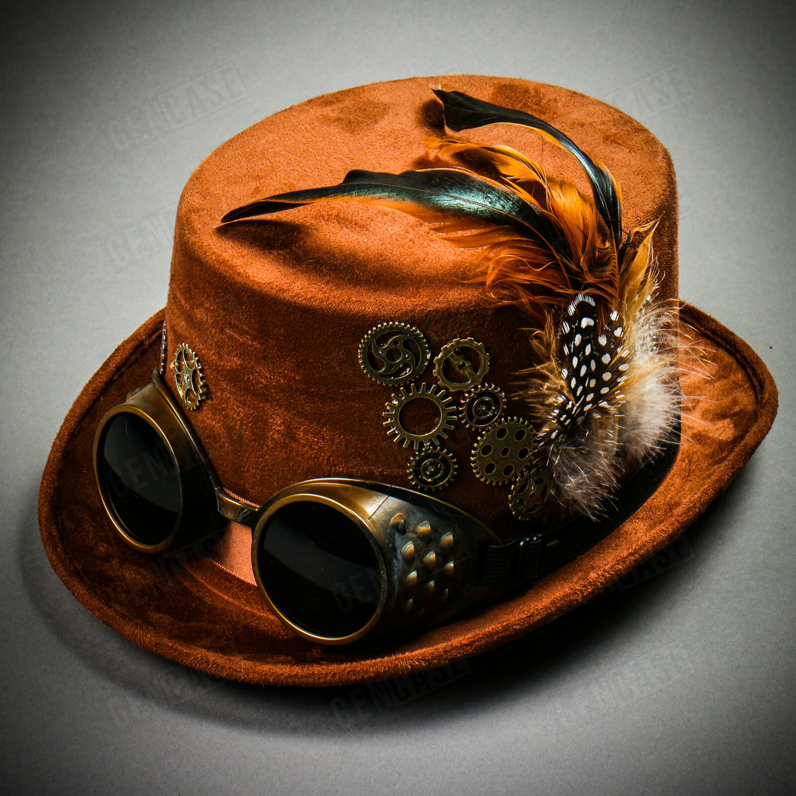 For Men & Women Steampunk Top Hat Victorian Costume Party Prom Top Hat Goggles