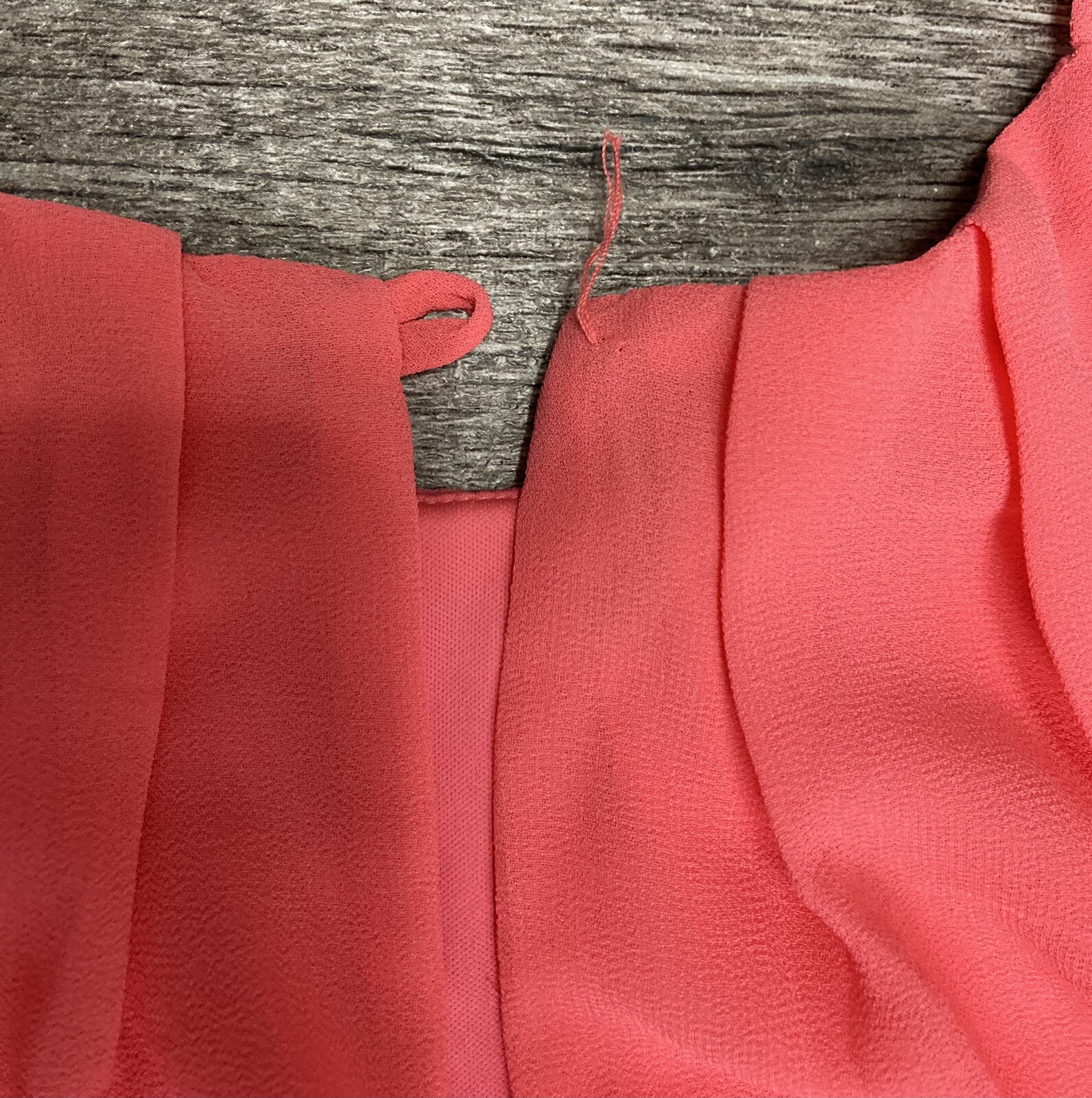 New IZ Buyer Dress Women’s Spaghetti Strap Size Medium Coral Orange Lined