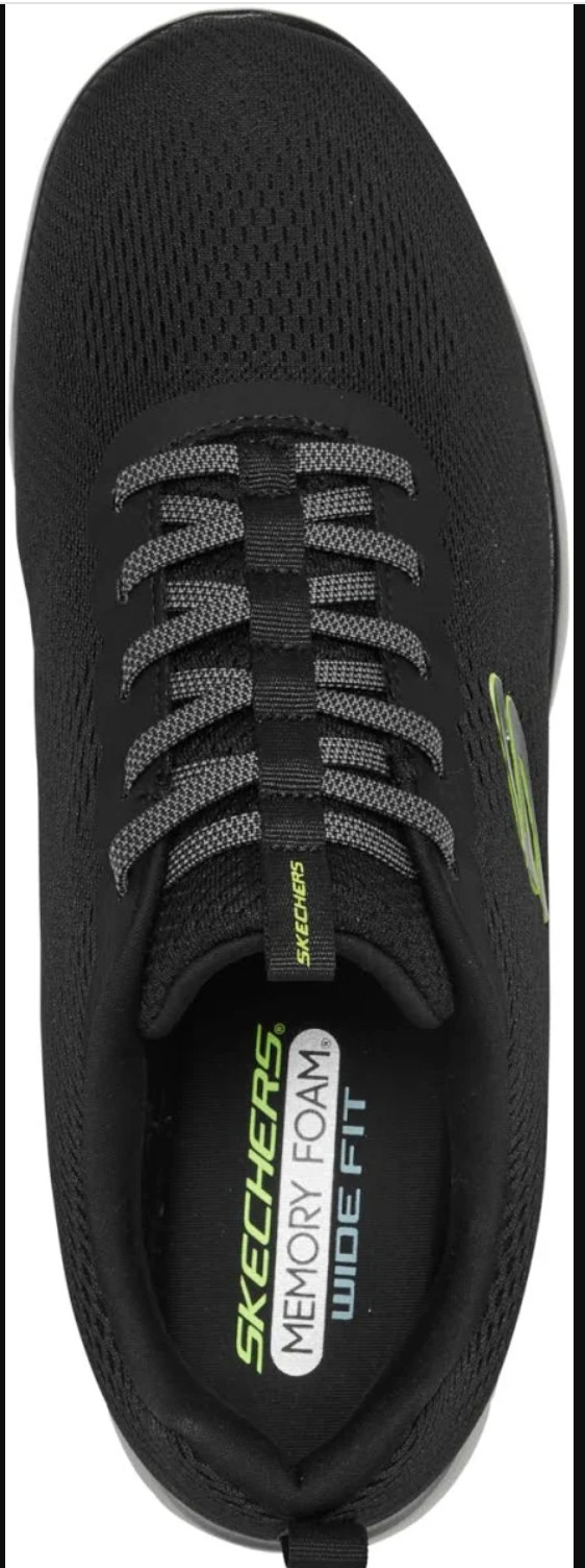 Skechers Summits Eckler 232963 Black Lime Men’s Athletic Shoes M Width