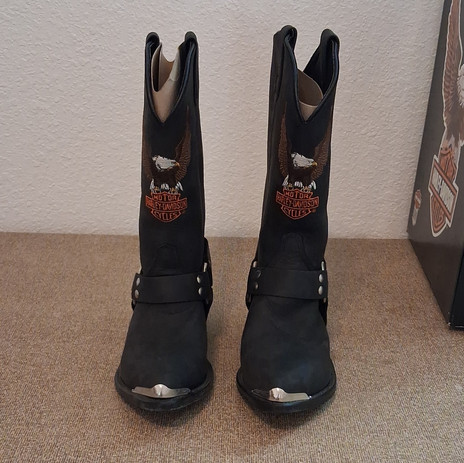 Harley-Davidson Women’s Leather Boots Size 8 EE Black