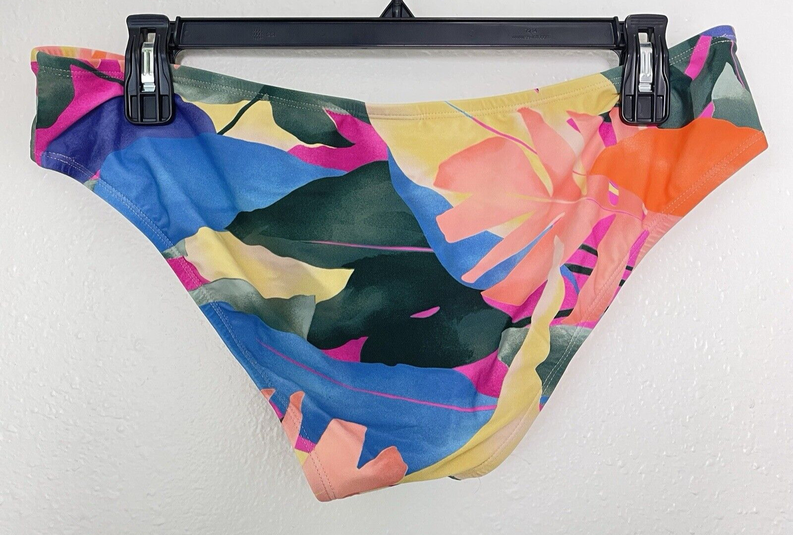 Palisades Beach Club Bikini Mid Rise Moderate Coverage Bottom XL Tropical NEW