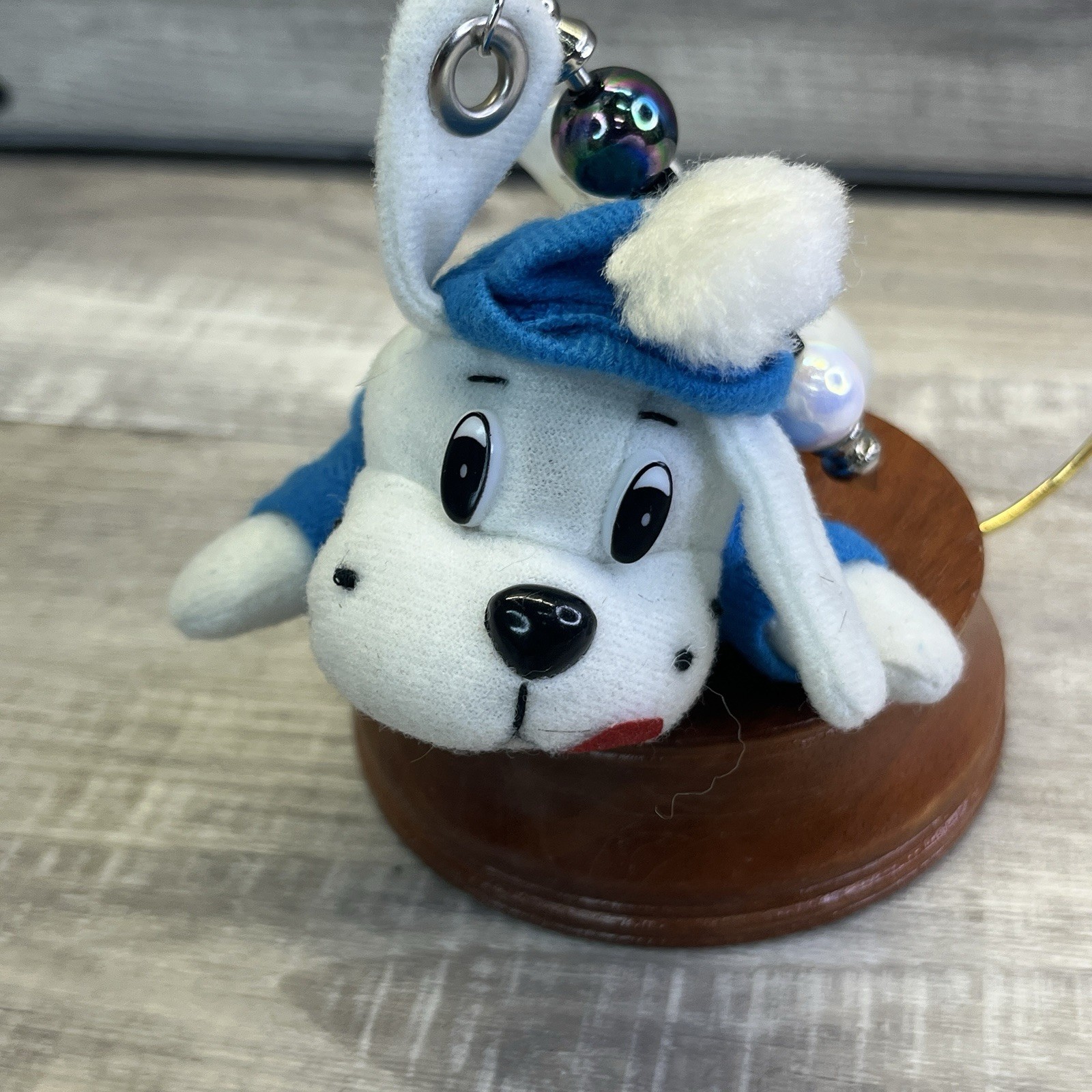Slush Puppy Sweet OOAK Toy Bag Charm Keychain Handmade Ornament Vintage Plush