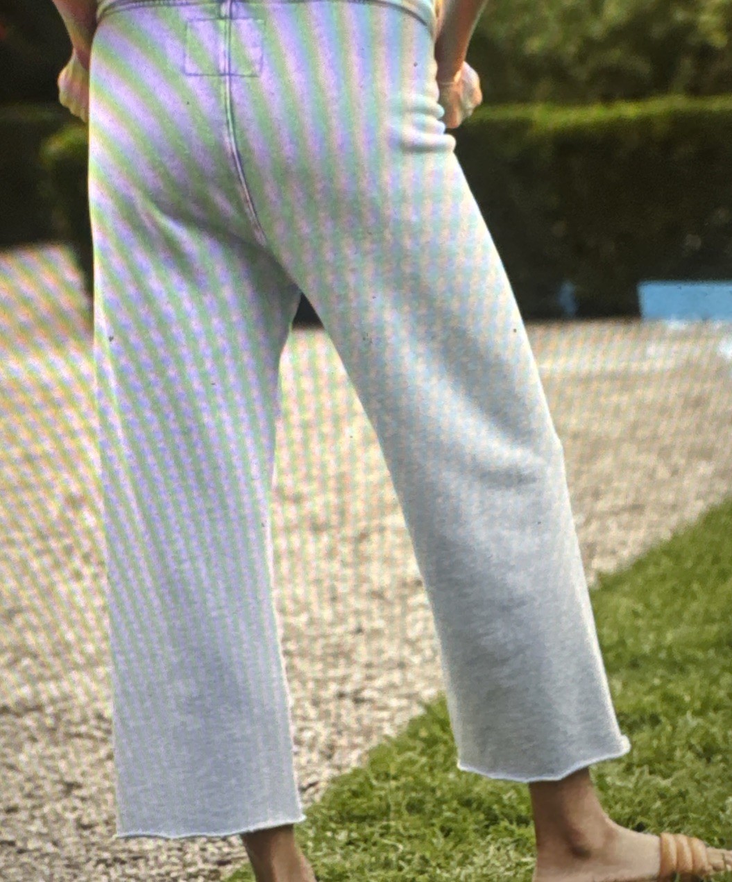 New Frank & Eileen Light Blue Mineral Wash Catherine Sweatpants L