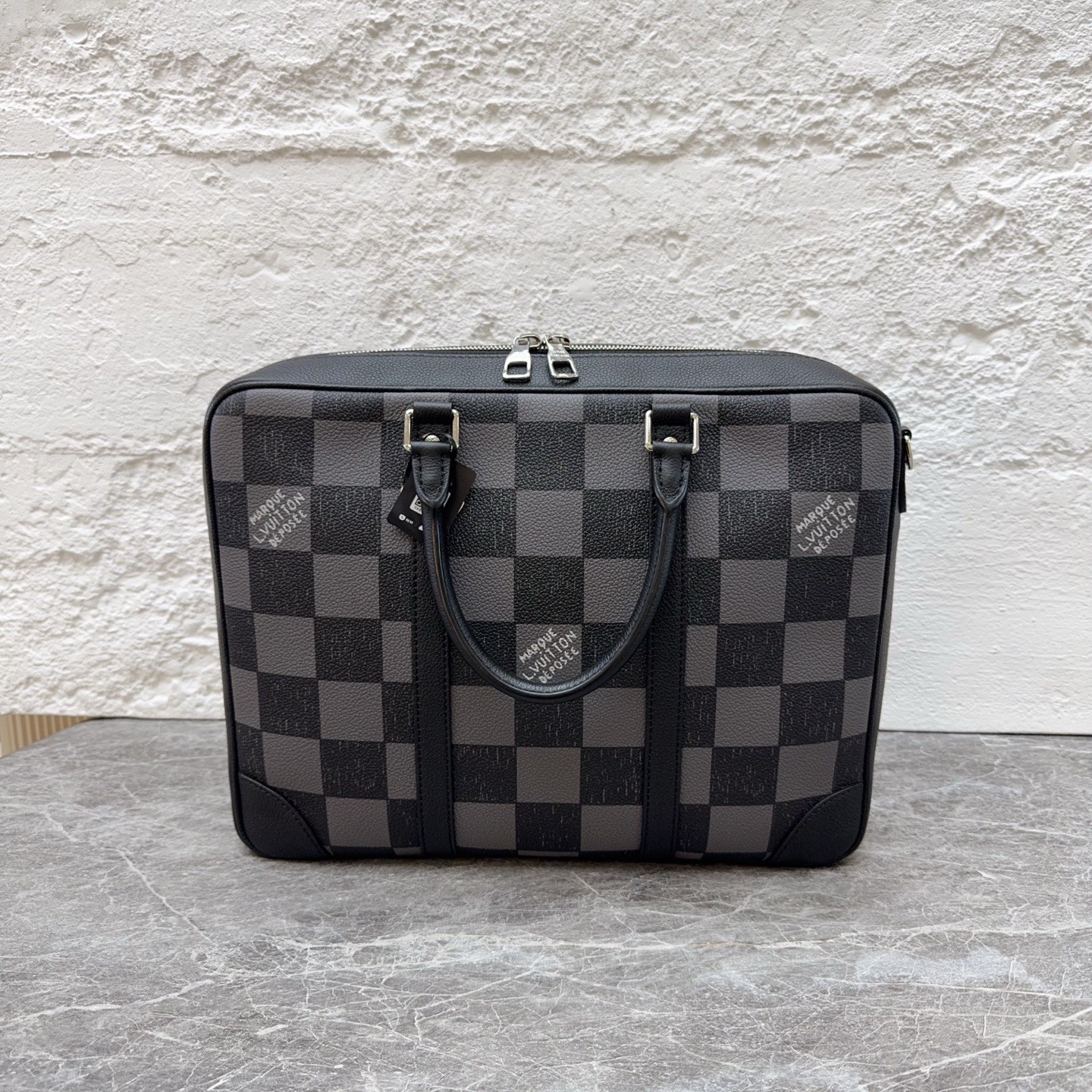 Louis Vuitton Pre-Owned Authentic Briefcase Monogram Silver