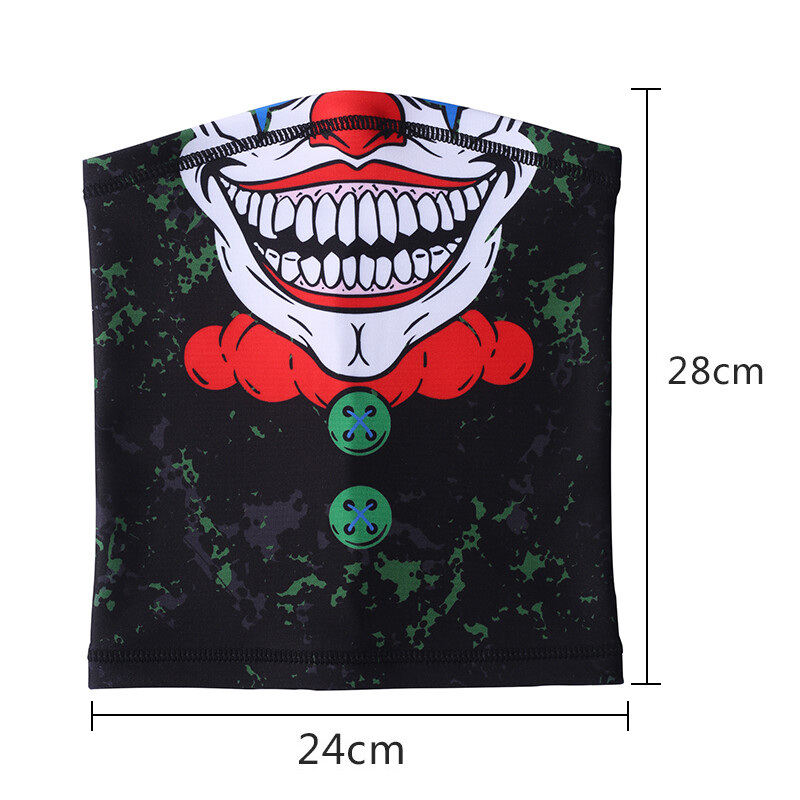 Skull Mask Neck Gaiter Scarf Headwear Halloween Mask Balaclava Face Mask Bandana