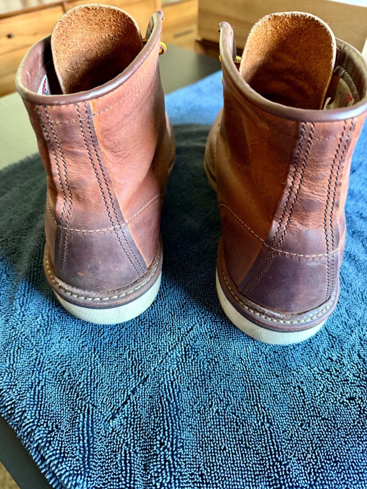 Red Wing Men’s 6-Inch Boot in Copper Rough & Tough Leather – US 9 (D)