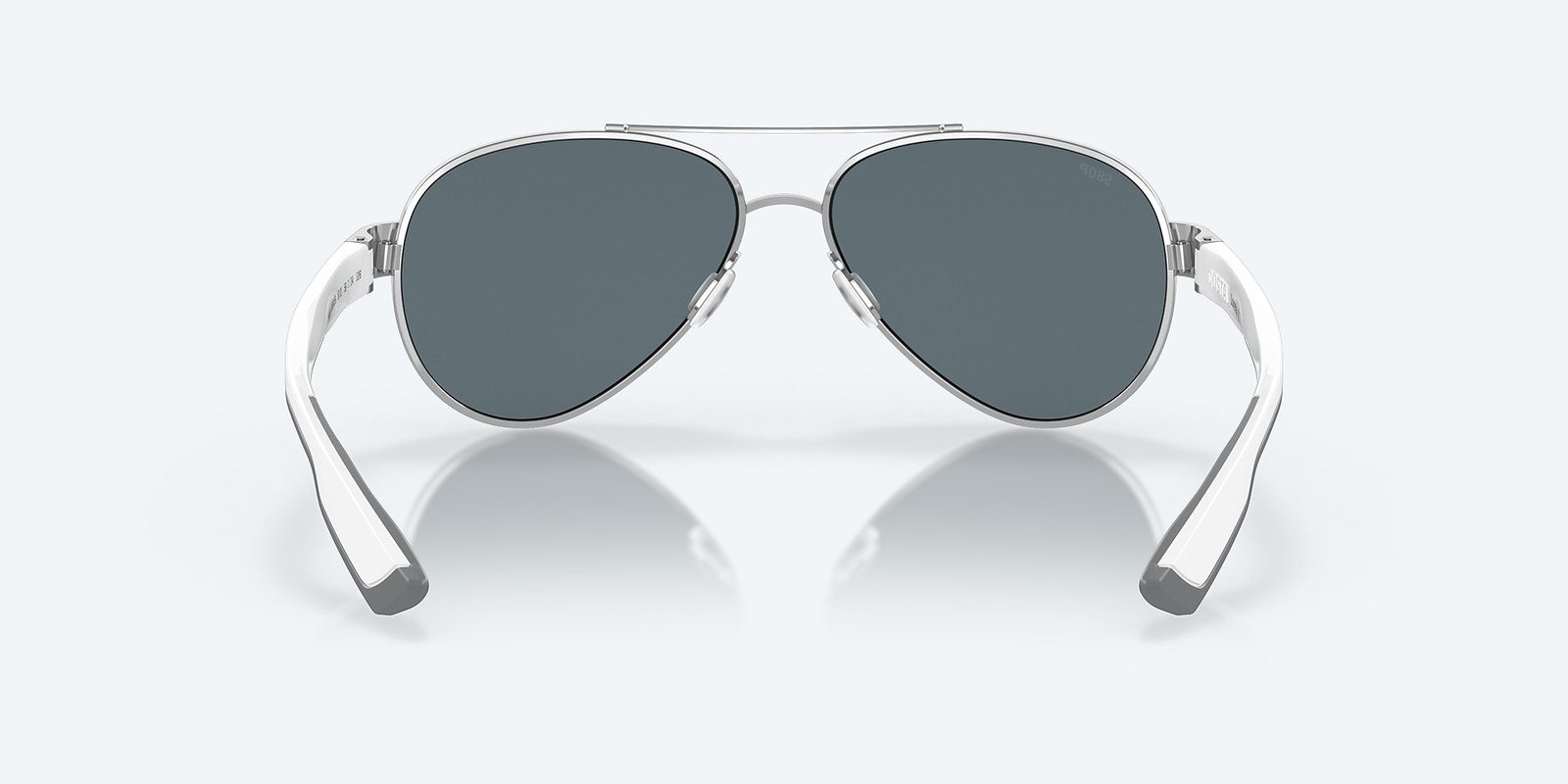Costa Del Mar Loreto Palladium/Blue Mirror 580P Polarized Size M 56mm Sunglasses