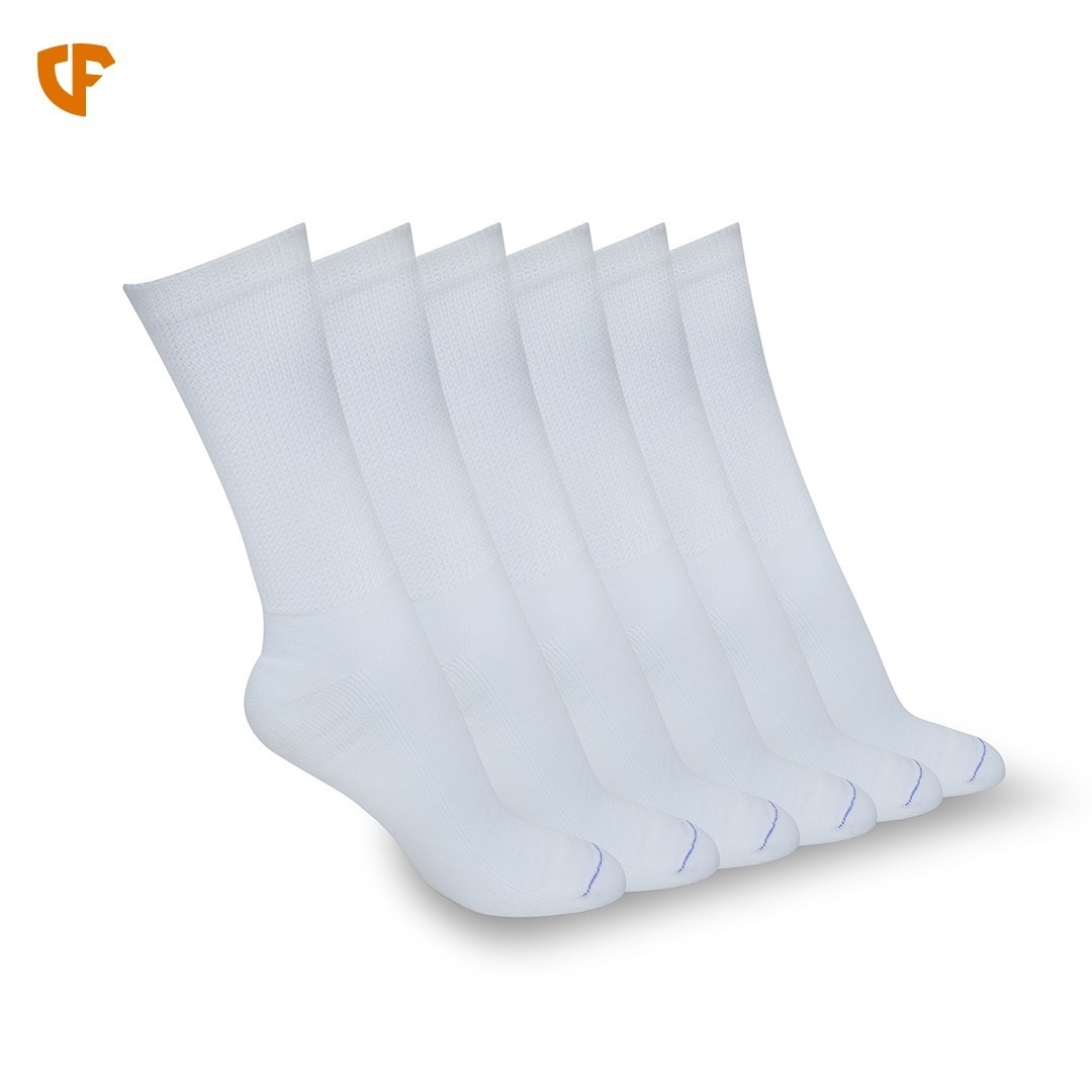 3 6 12 Pairs Diabetic Crew Socks Mens Circulatory Health Non Binding 9-11 10-13