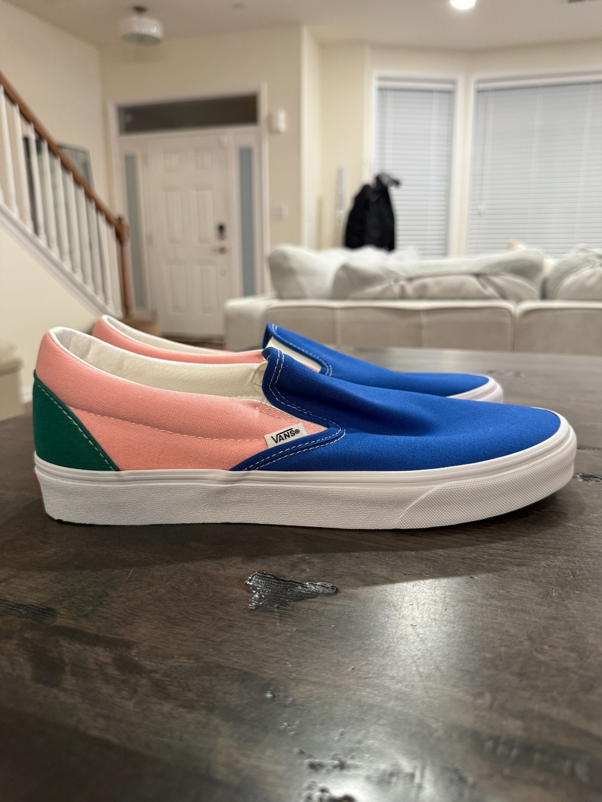 VANS Classic Slip-On ‘Retro Court’ Mutli (SKU VN0A33TB9EJ) Men size 7.5-13