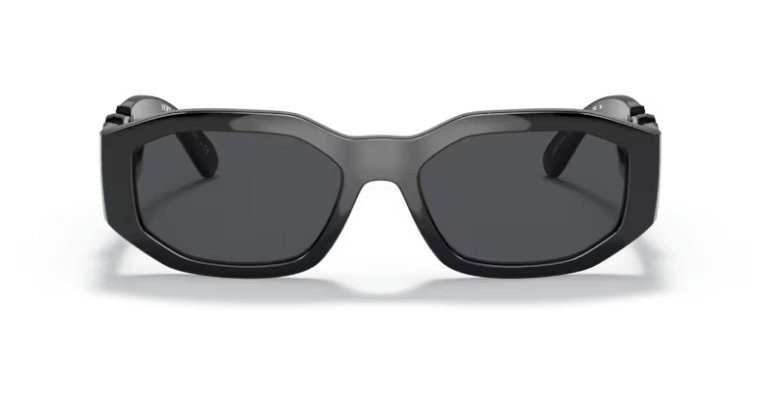 VERSACE VE4361 536087 53mm Black Dark Grey Men’s Sunglasses