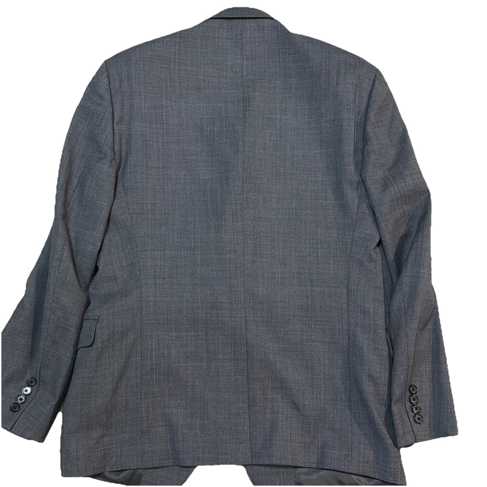 Lauren Ralph Lauren Mens 42R Gray 100% Wool 2 Button Blazer