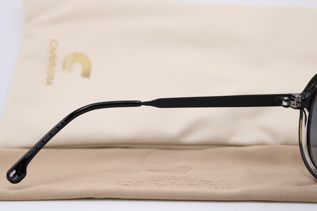 NEW CARRERA 1050/S 80S9O BLACK GREY GUNMETAL AUTHENTIC SUNGLASSES 63-10