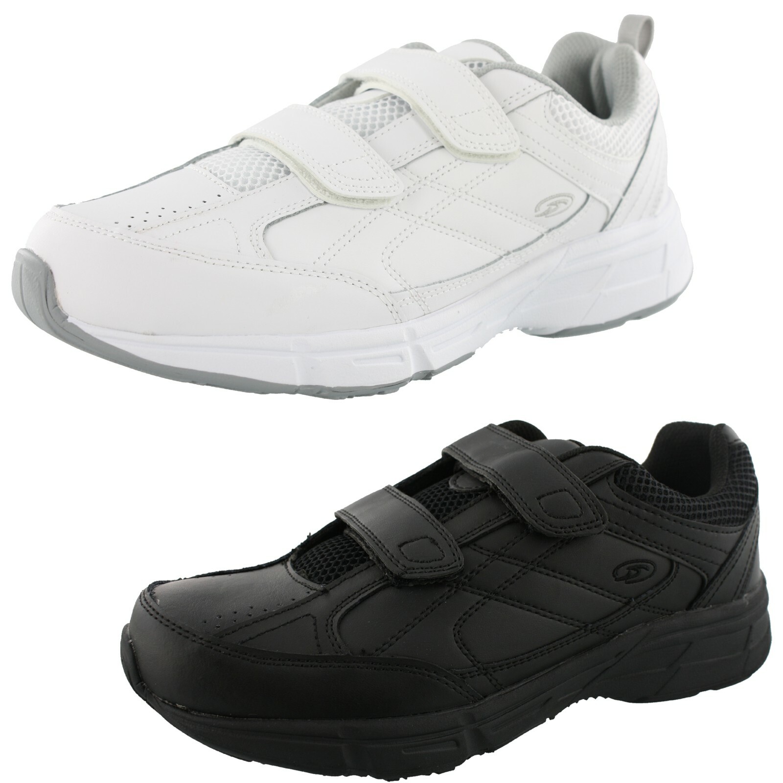 MEN’S DR SCHOLL’S OMEGA DUAL STRAP CLOSURE WIDE WIDTH WALKING SHOES