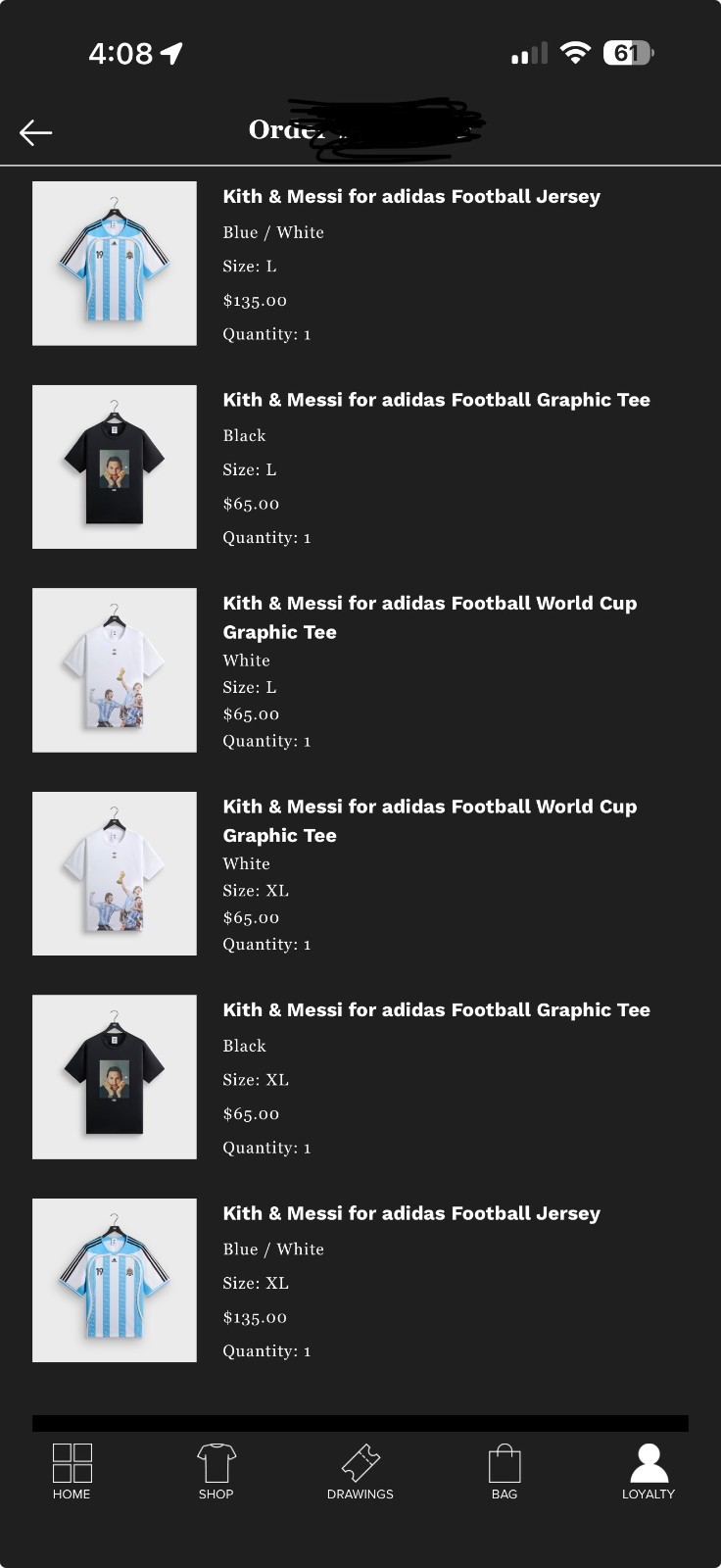 Kith & Messi for adidas Football World Cup Graphic Tee Size L – IN HAND