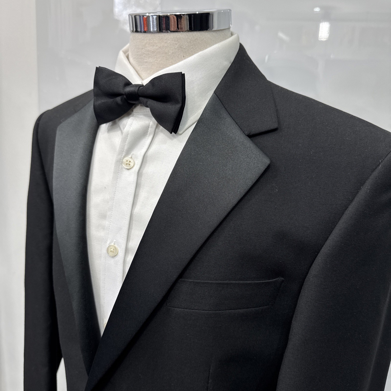 M&S TAILORING Black Regular Fit Machine Washable Dinner Jacket Tuxedo C38M