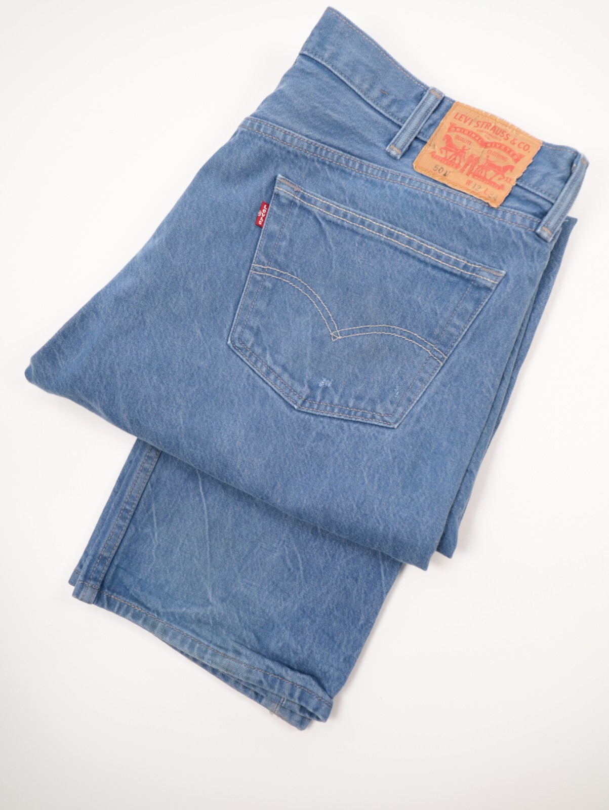 Levi’s 5 Jeans Size 42/34 Shrink To Fit 40/31 STF Vintage 005011404 1404 Indie
