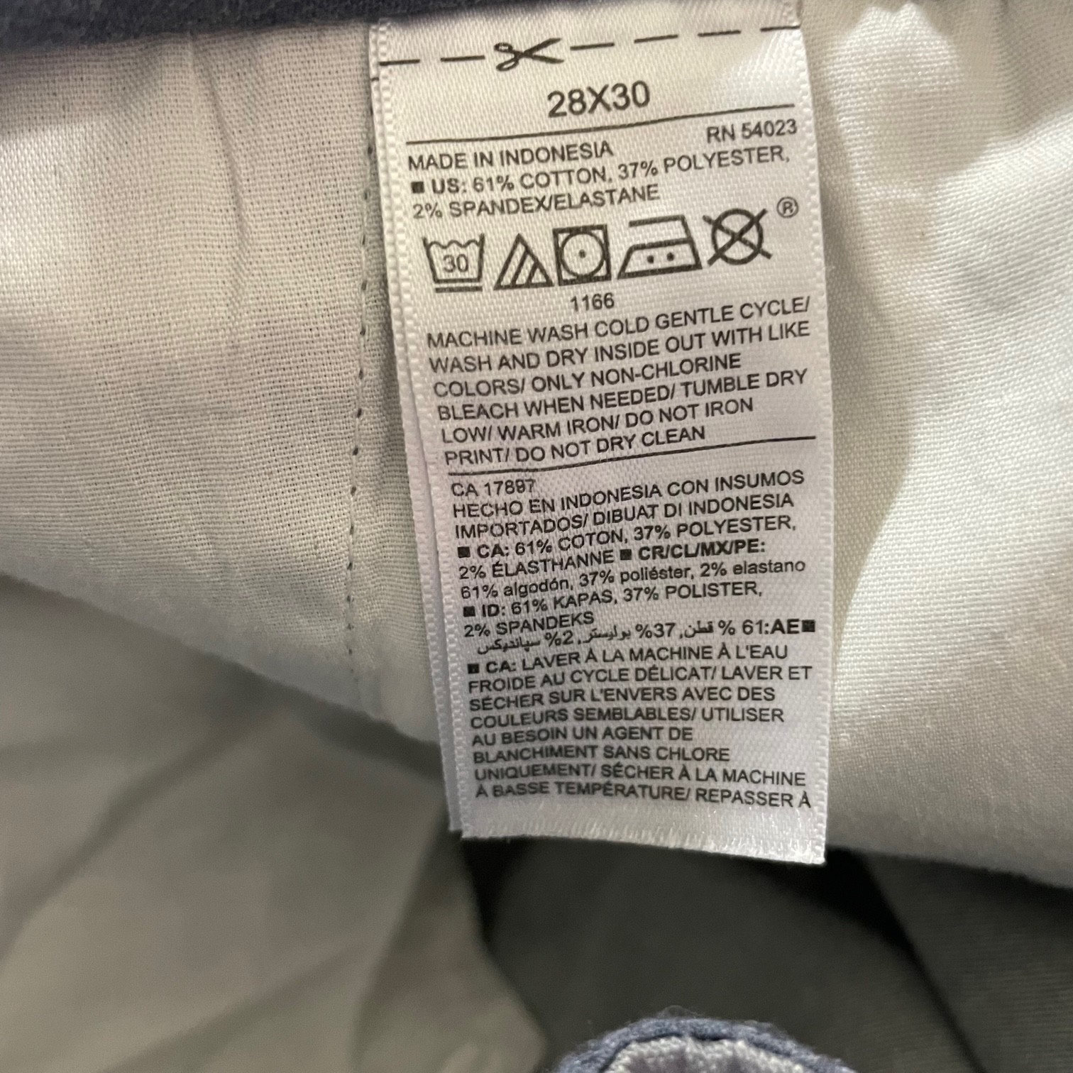 Old Navy Ultimate Slim Built In Flex Gray Chino Pants Cotton Blend Men’s 28×30