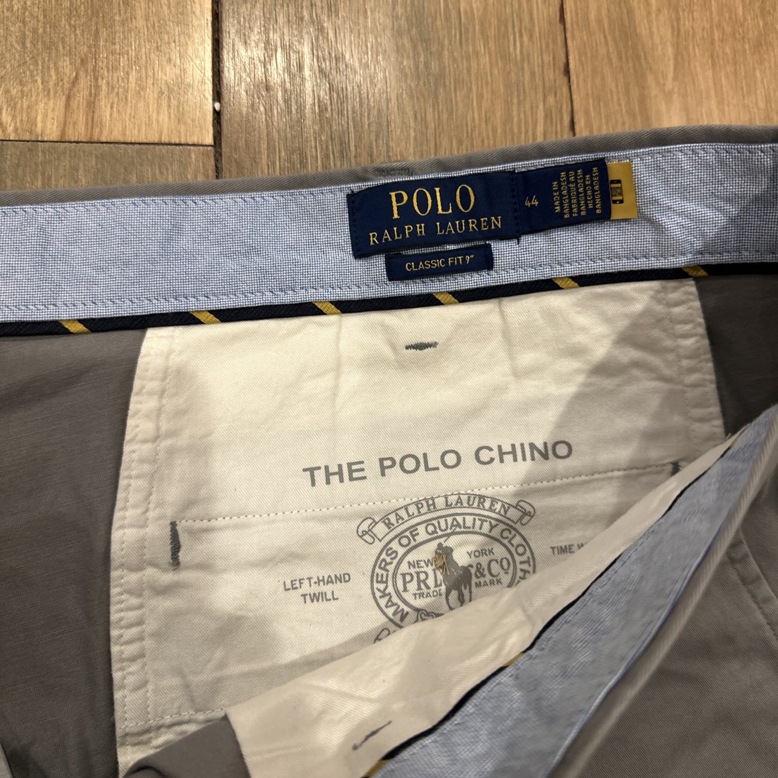 Polo Ralph Lauren Shorts Classic Stretch Fit 44B Mens Gray Preppy NWT 9in NEW