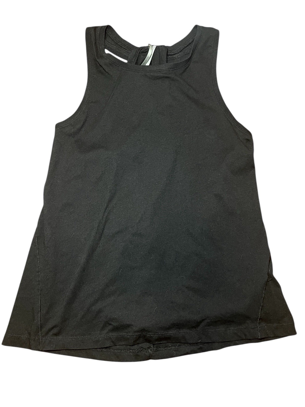 By Anthropologie Black Draped Knot Racerback Tank Top Sleeveless Size Small