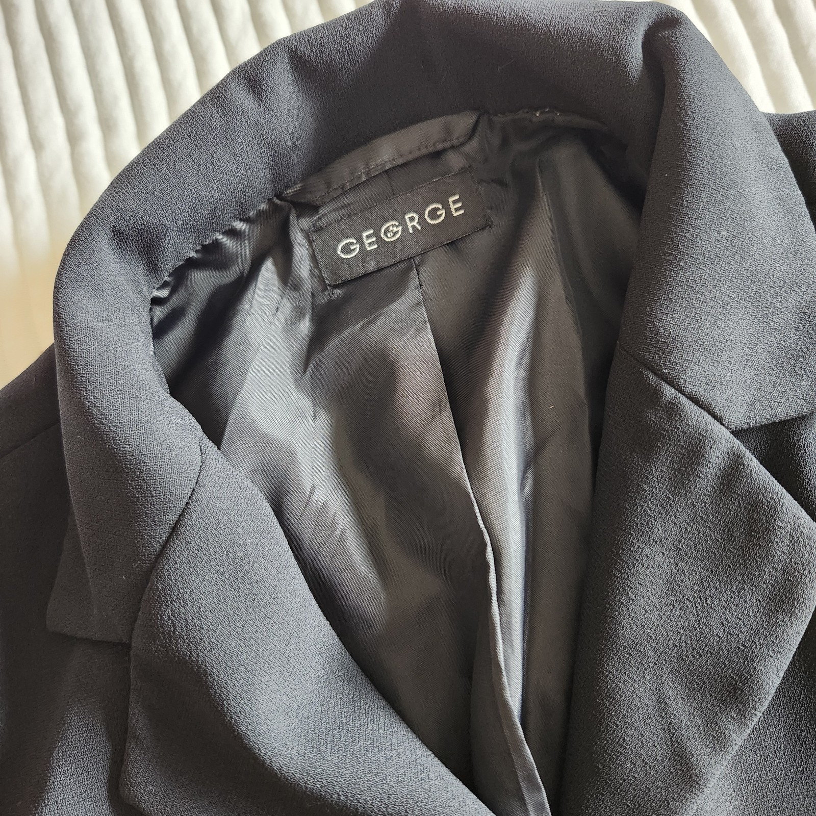 George Women’s Black 3-Button Lined Blazer Jacket
