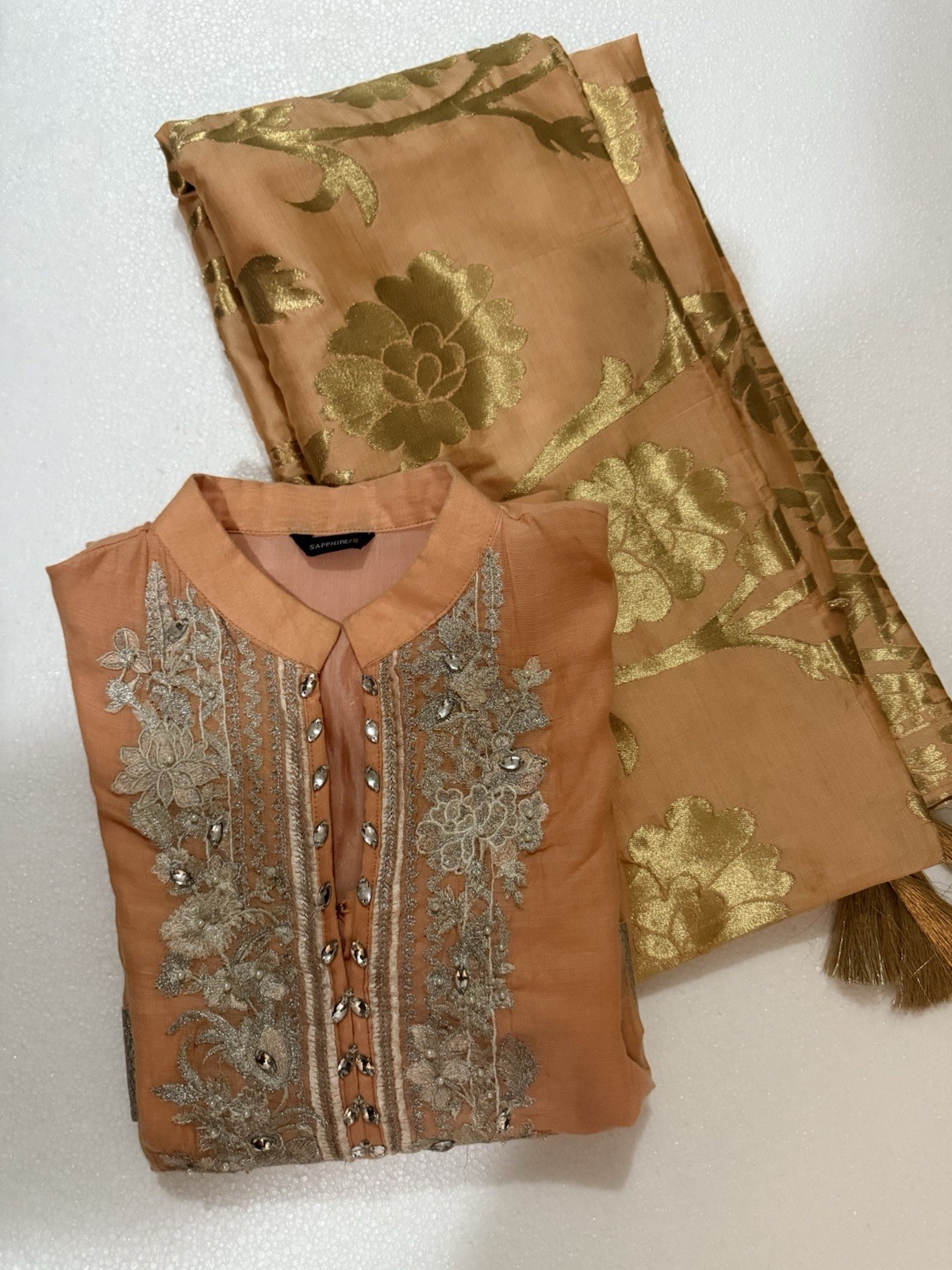 Pakistani Designer Sapphire Women 2 Pc Outfit for Formal Wear