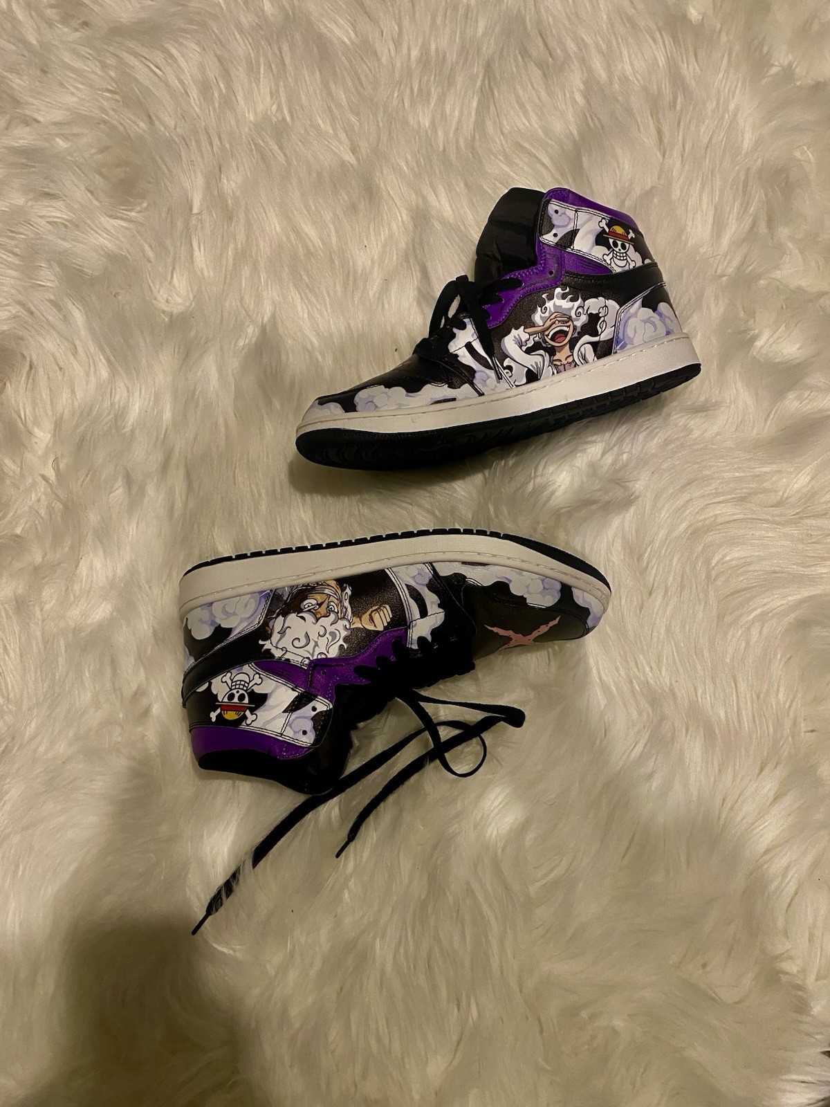 Custom Gear 5 Luffy One Piece High Tops EU 45 US 11.5