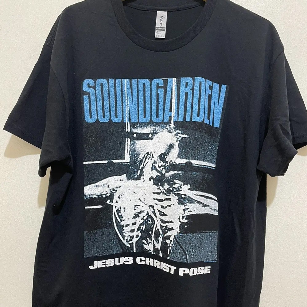Classic Soundgarden Jesus christ pose Cotton Men All Size 20D1851