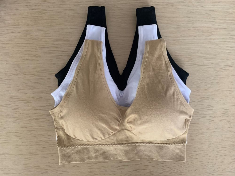 2026 PACK OF 3 Genie Bra Seamless Stretch Comfort Sports Top Shapewear Vest Lot