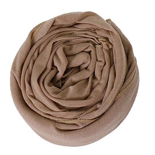 Head Wraps for Black Women Stretch Head Scarf Long African Hair 1pcs -Camel
