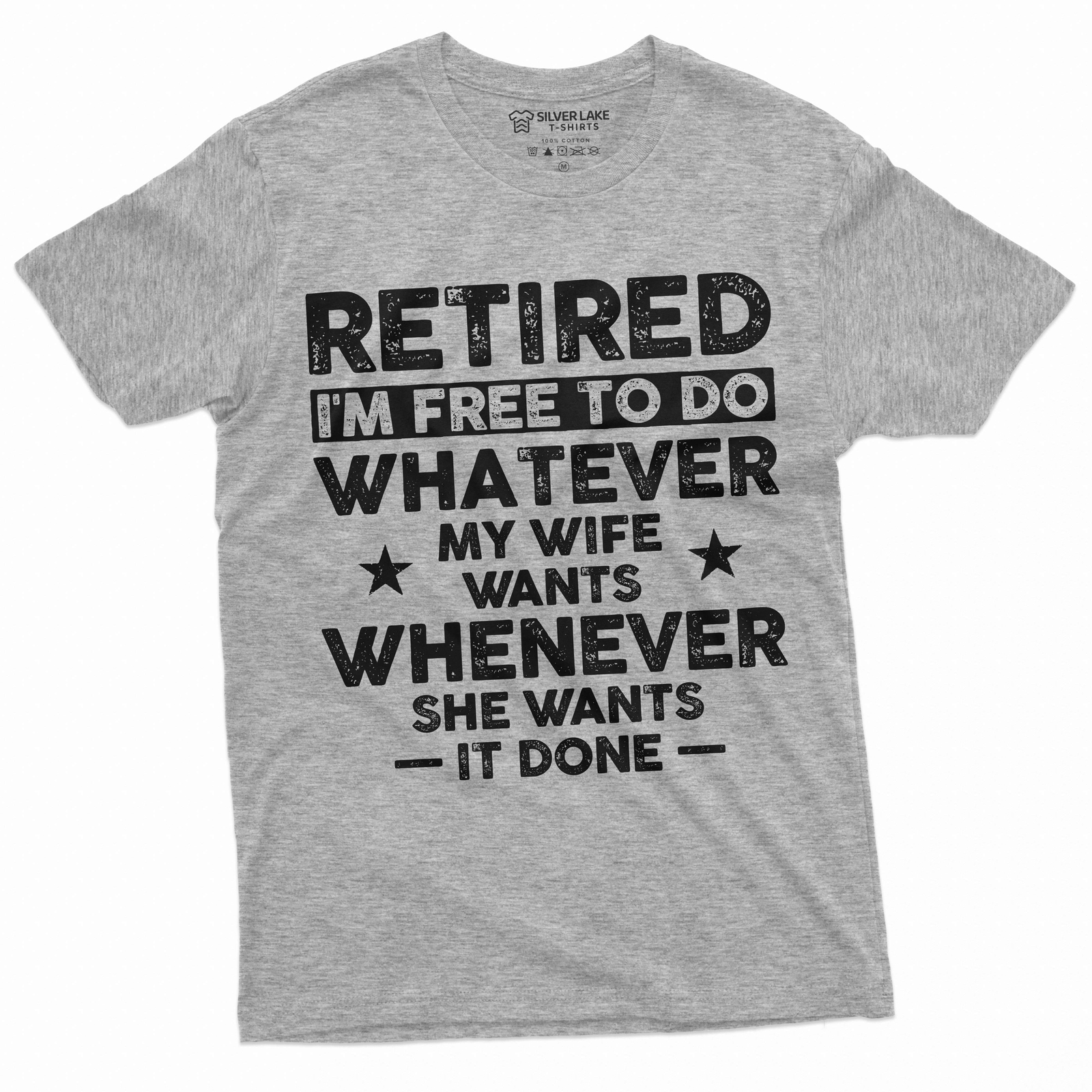 Men’s funny retirement T-shirt Gift for husband retired hubby funny gift