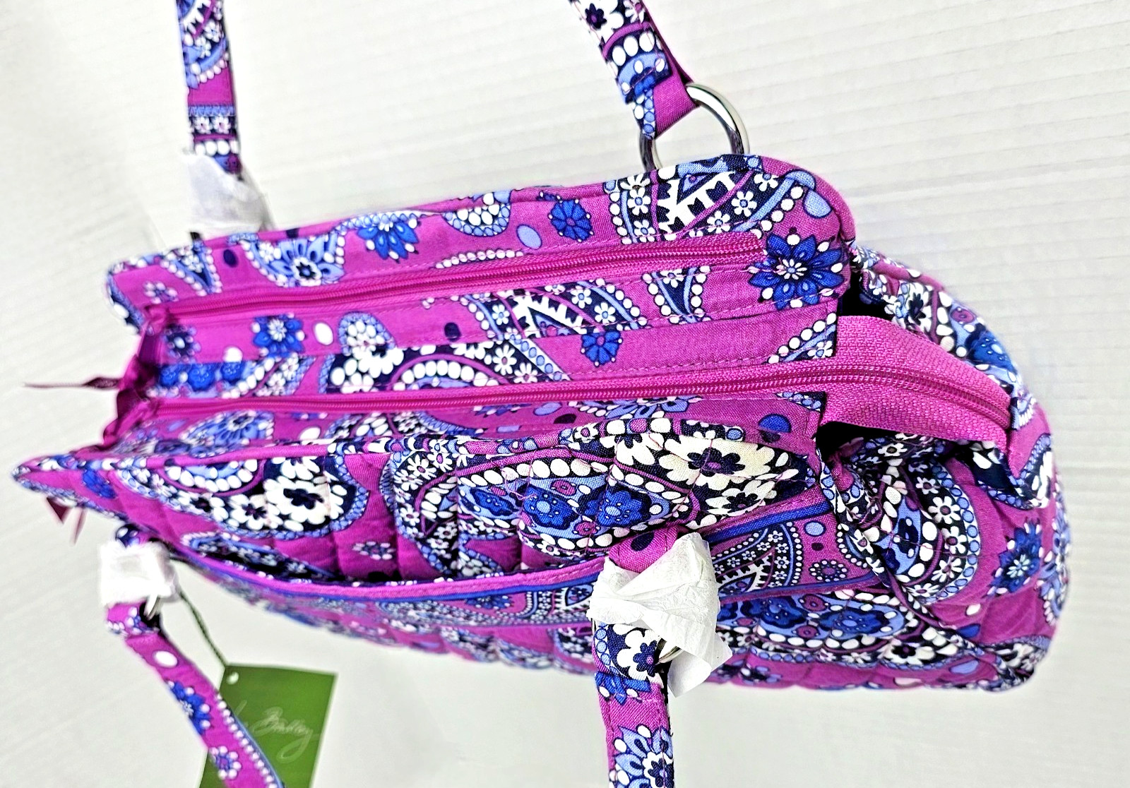 Vera Bradley Whitney Shoulder Bag in Cotton Boysenberry