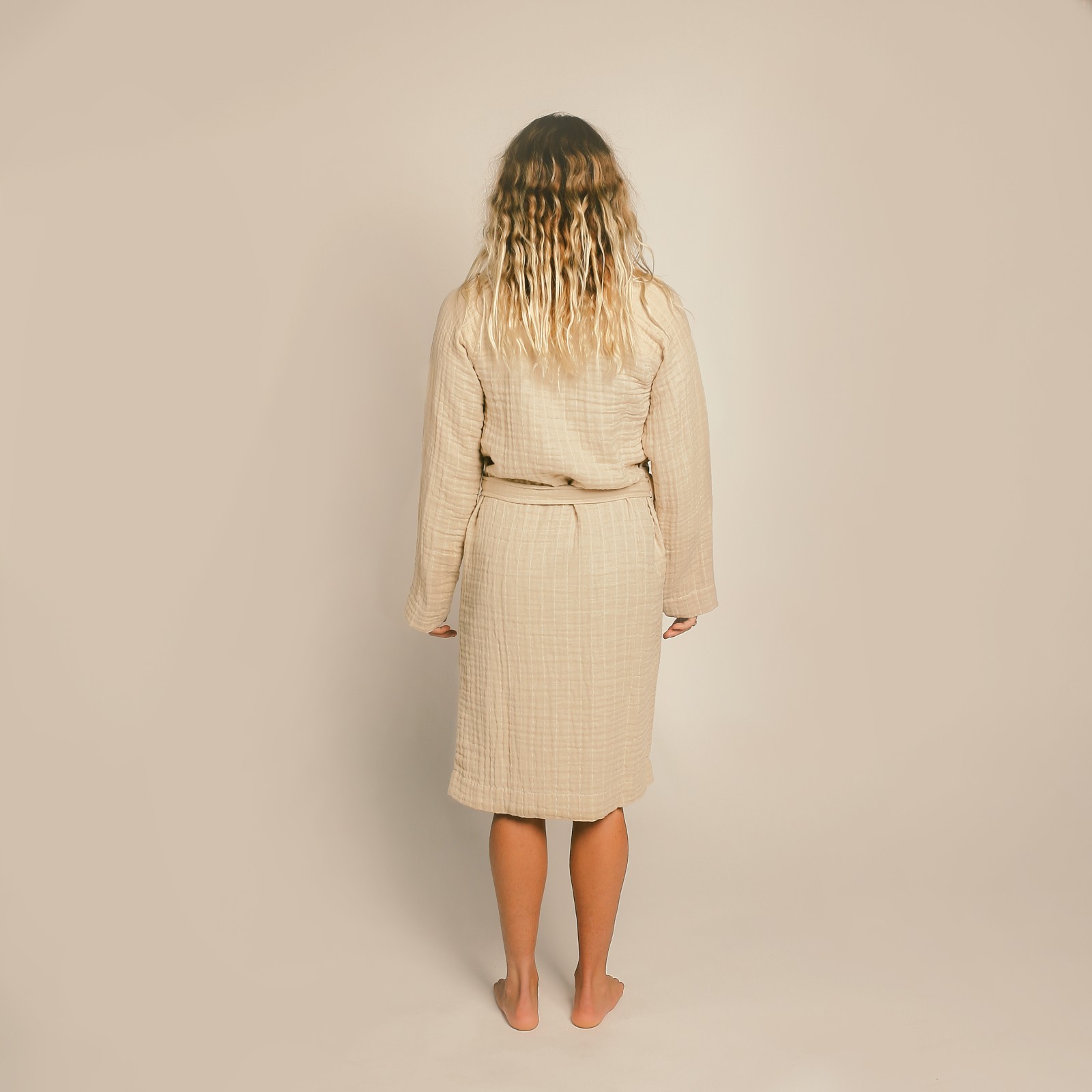 Happy Place Gauzy Sand Robe – Size X-Large