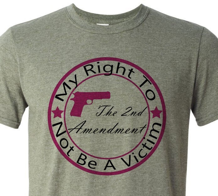 My Right to Not be A Victim – Patriotic – 2nd Amendment – USA – Ladies – Unisex