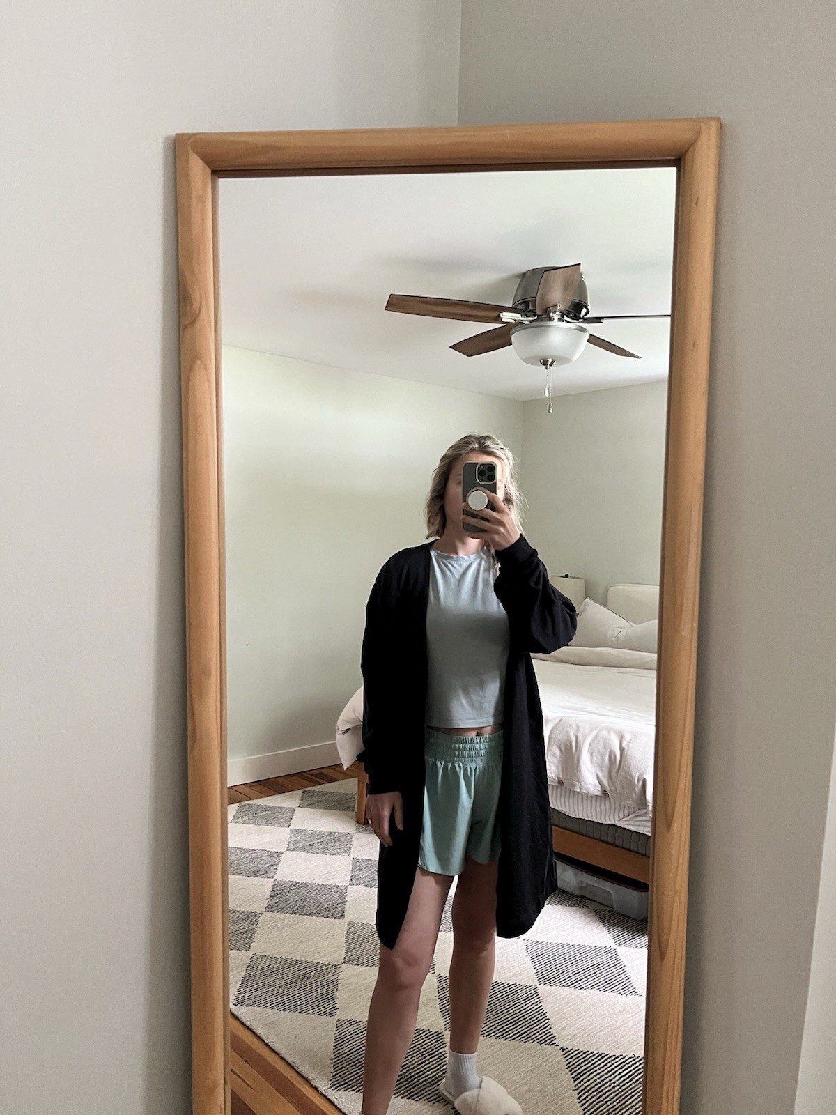 Gymshark X Whitney Simmons Black Open Front Cardigan Size Medium