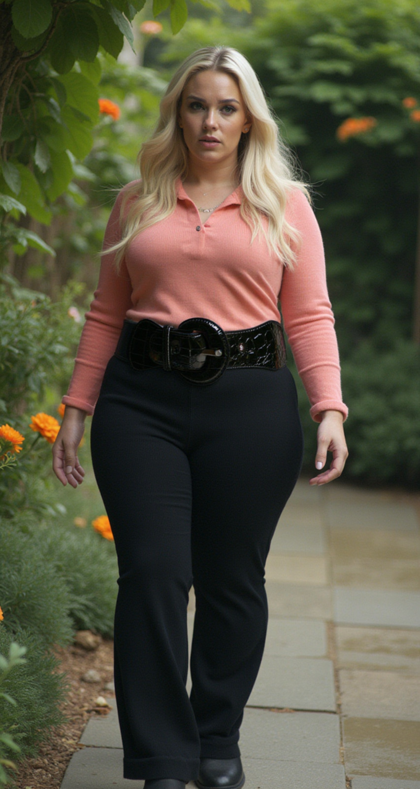 New Women Hip High Waist Stretch Fabric Wide Black Fashion Casual Belt Size S M